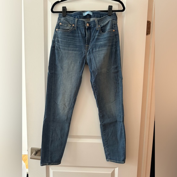 7 For All Mankind - B(air) Skinny Ankle Jeans - Picture 1 of 2